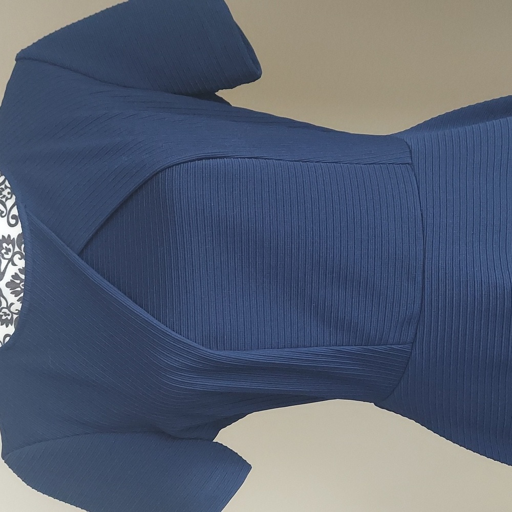 A-line to the knee dress.